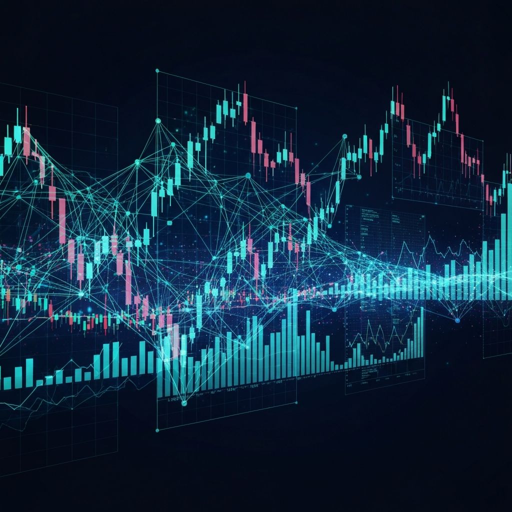 AI-powered stock analytics visualization
